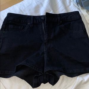 Jean shorts | black